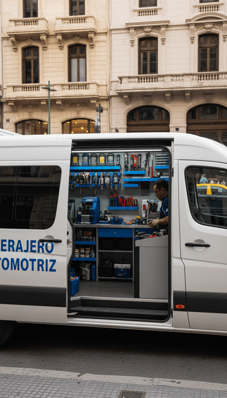 Furgón de cerrajería móvil en Buenos Aires